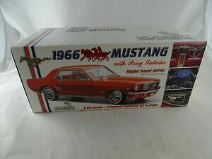 �y���������z�͌^�� ���f���J�[ �N���V�b�N�t�H�[�h�|�j�[�}�X�^���O���b�h���~�e�b�h�G�f�B�V����118 classic 1966 ford pony mustang red limited edition bnib