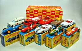 【送料無料】模型車 モデルカー マッチボックスセットレースラリーセットレアレッドオーダーボックストップmatchbox giftset g4 race n rally set 1968 top in rarer red mail order box