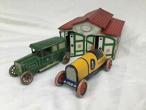 【送料無料】模型車 モデルカー リーマンキャビンセダンガロップティントイレアlehmann 772 765 760 car cabin sedan amp; galop tin toy rare