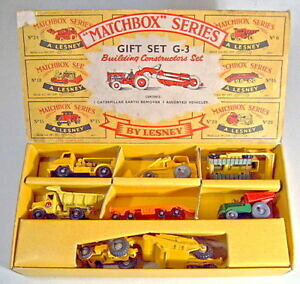 �y���������z�͌^�� ���f���J�[ �}�b�`�{�b�N�X�R���X�g�^�Z�b�gmatchbox g3 building constructors giftset 1961