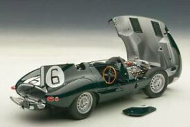 【送料無料】模型車 モデルカー ジャガーティポルマンレースガナドールホーソーン118 autoart 85586 jaguar tipo d le mans 24hr race 1955 ganador hawthorn