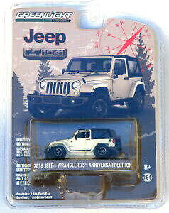 yz͌^ fJ[ W[vO[auX^[O[Cgjeep wrangler 2016 edition 75a anniversary 164 greenlight with blister