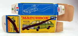 【送料無料】模型車 モデルカー マッチボックスマーキュリーステーションワゴンオリジナルボックスmatchbox rw 73c mercury station wagon empty original f box
