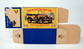 【送料無料】模型車 モデルカー ダイムラーオリジナルボックスマッチボックスモデルmatchbox models of yesteryear y13b 1911 daimler empty original e box