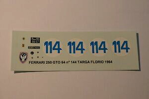 yz͌^ fJ[ fJ[tFjbNXtF[^Kt[I}decal le phoenix ferrari 250 gto targa florio 64 114 143 no le mans amr