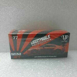 yz͌^ fJ[ [NXLfBbh~jlbworks nissan gtr r35 rhd candy red mini gt 164 mgt00077r
