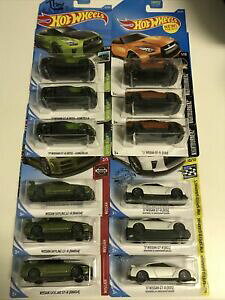 �y���������z�͌^�� ���f���J�[ �z�b�g�z�C�[���X�J�C���C���I�����W�z���C�g�O���[�����b�ghot wheels 17 nissan skyline gtr r35 orange white green lot of 4 w bnr34