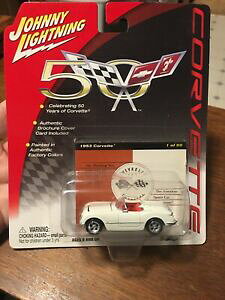 yz͌^ fJ[ Wj[CgjORxbgRxbgzCgt[Vbvjohnny lightning 2003 50 year corvettes 1953 corvette white 1 of 50 free ship
