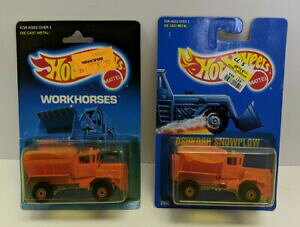 �y���������z�͌^�� ���f���J�[ �Z�b�g�J�[�h�z�b�g�z�C�[���I�V���R�V��set of 2, different cards hot wheels oshkosh snowplow 5905 amp; 201 nip