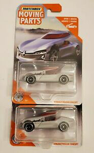 yz͌^ fJ[ }b`{bNXCgO[m[g]RZvgbgmatchbox 2020 moving parts light grey renault trezor concept fwd41 lot of 2