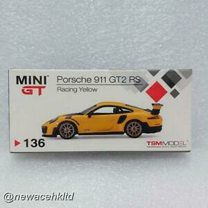 �y���������z�͌^�� ���f���J�[ �|���V�F���[�V���O�C�G���[�~�jporsche 911 gt2 rs racing yellow lhd mini gt 164 mgt00136l