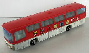 �y���������z�͌^�� ���f���J�[ �}�W�����b�g�l�I�v�����o�X�l�I�v�����o�X�I�[e���B���e�[�Wmajorette 373 neoplan bus with flags decor oh 187eme vintage