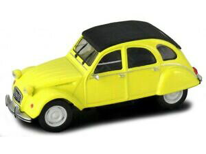 yz͌^ fJ[ VgGCG[XP[{bNXuX^[J[hcitroen 2cv yellow, scale 143, boxed and on blister card