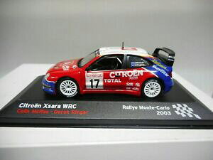 �y���������z�͌^�� ���f���J�[ �V�g���G���N�T�������e�J���������[citroen xsara wrc monte carlo rally 2003 n17 c mcrae altaya ixo 143