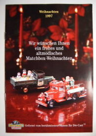 【送料無料】模型車 モデルカー マッチボックスグッズモデルオブクリスマスカタログmatchbox collectibles models of yesteryear christmas catalogue 1997