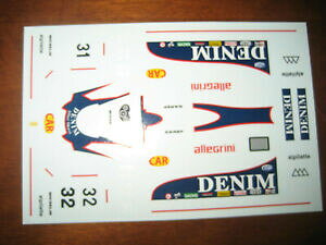 �y���������z�͌^�� ���f���J�[ �L�b�g�f�J�[���X�P�[���f�j���I�[���t�H�[�hkit decals f1 scale 143 denim osella fa1b ford gp 1981