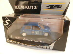 【送料無料】模型車 モデルカー ソリッドルノークリオボックス143 solido renault clio 16 shs box