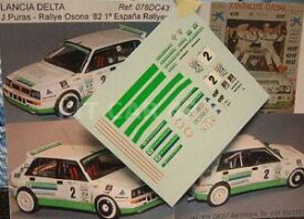 【送料無料】模型車 モデルカー デカールカルカランチアデルタカジャカンタブリアマスラリーオソナdecal calca 143 lancia delta caja cantabria j purasrally osona 1992