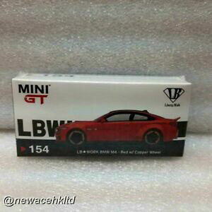 �y���������z�͌^�� ���f���J�[ ���b�h�R�b�p�[�z�C�[���~�jbmw m4 red w copper wheel rhd mini gt 164 mgt00154r