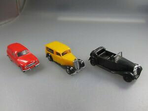 �y���������z�͌^�� ���f���J�[ �v�����l�u���L�i�R���N�V�����X�R�_�n�C�J�[�����Z�f�X�X�e�B�[�Wpralines, igra, brekina collection 3 cars, skoda, hikers, mercedes stiege 6