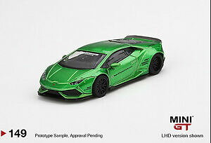 �y���������z�͌^�� ���f���J�[ �~�j�p�t�H�[�}���X�����{���M�[�j�E���J���O���[��mini gt 164 lbwk lb performance lamborghini huracan gt green lhd