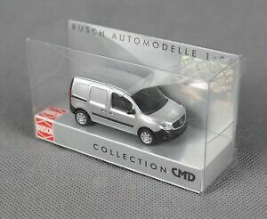 【送料無料】模型車 モデルカー ブッシュメルセデスベンツシタンボックスカーシルバーメタリックbusch 50601 h0, 187 mercedesbenz citan box car silver metallic cmd