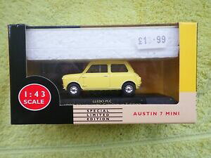 �y���������z�͌^�� ���f���J�[ ���@���K�[�h�C�G���[�I�[�X�e�B���~�jvanguards va13005 limited edition yellow austin 7 mini boxed with certificate