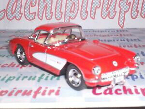 �y���������z�͌^�� ���f���J�[ �V�{���[�R���x�b�g�L���X�}�[�g�X�g���C�Lchevrolet corvette year 1957 kinsmart esc 1,34 metal strikes