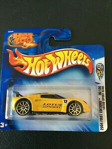 【送料無料】模型車 モデルカー ホットホイールロータススポーツエリーゼショートカードhot wheels 2004 first editions number 36 lotus sports elise short card