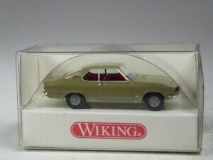 【送料無料】模型車 モデルカー ワイキングオペルマンタイエローグレーnlkr23 wiking opel manta a yellow grey bnib