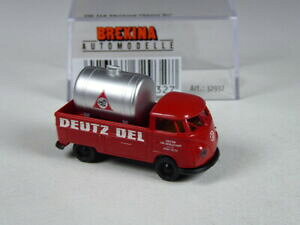 �y���������z�͌^�� ���f���J�[ �u���L�i�t���b�g�x�b�h�I�C���^���Ntop brekina vw t1 flatbed deutz oil with tank bnib