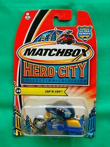 yz͌^ fJ[ }ezC[YJbv}b`{bNXq[[VeBEgq[[Ymattel wheels capn cop matchbox herocity ultra heroes 30 2004