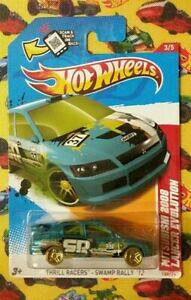 �y���������z�͌^�� ���f���J�[ �z�b�g�z�C�[�������T�[�G�{�����[�V����hot wheels mitsubishi 2008 lancer evolution htf free us shipping