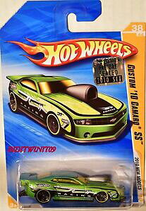 yz͌^ fJ[ zbgzC[kI[HfJX^J}FfVM[ghot wheels 2010 nuovo modelli custom 10 camaro ss 3844 verde sigillato w