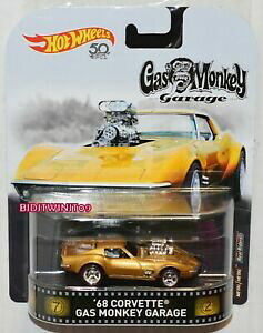yz͌^ fJ[ zbgzC[g_Co[VYKXL[K[WRxbghot wheels 2018 retro divertissement gas monkey garage 68 corvette