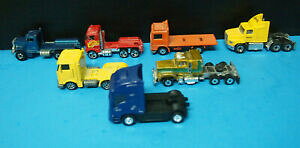 yz͌^ fJ[ }b`{bNXg~OzbgzC[}CXgbgZ~g^[g[[matchbox yatming hot wheels amp; maisto lot of 7 semi tractor trailers as shown