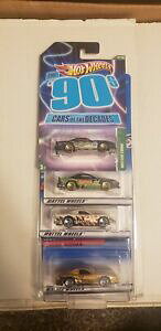 �y���������z�͌^�� ���f���J�[ �z�C�[���t�H�[�h�}�X�^���O�R�u�����b�ghot wheels 90s cars of the decades ford mustang cobra lot of 4