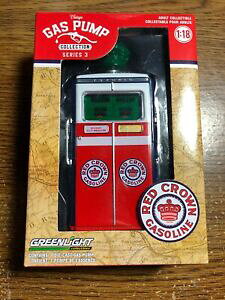 yz͌^ fJ[ O[}V`FCXO[CgBe[WbhNEK\KX|vXP[green machine chase greenlight vintage red crown gasoline gas pump 118 scale