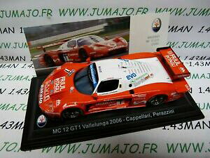 �y���������z�͌^�� ���f���J�[ �J�[���f���}�Z���e�B�o�W�F�����K�J�y�b����mas26s car 143 leo models maserati mc12 gt1 vallelunga 2006 capellarri