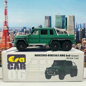 yz͌^ fJ[ ZfXxcO[era car 06 mercedes benz g63 amg 6x6 green 164 mb196x6rn06