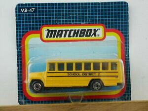 yz͌^ fJ[ XN[oX}b`{bNXschool bus 47e school district 2 60726 matchbox mb75