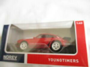 【送料無料】模型車 モデルカー ヤングタイマーミニチュアノレフポルシェターボインボックスyoungtimers miniature norev porsche 911 turbo 33 red 143 in box