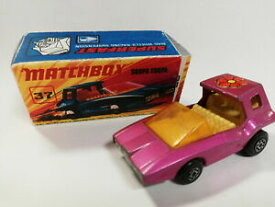 【送料無料】模型車 モデルカー マッチボックススーパクーパパープルリプロボックスmatchbox 37 soopa coopa purple 1972 with repro box