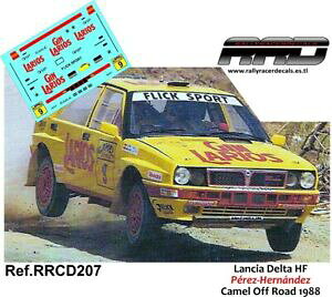 yz͌^ fJ[ fJ[fJ[`Af^yXwifXL[hdecaldecals 143 lancia delta hf; perezhernandez; camel road 1988