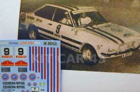 【送料無料】模型車 モデルカー デカルカルカスポーツレプソルジュンコサラリーヴァスコナバロdecal calca 143 seat 124 sport esc repsol m juncosa rally vasco navarro 1971