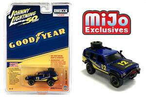 �y���������z�͌^�� ���f���J�[ �W���j�[���C�g�j���O�W�[�v�`�F���L�[�O�b�h�C���[���[�h���~�e�b�hjohnny lightning 164 jeep cherokee xj goodyear 4x4 road jlcp7224 limited