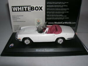 Whitebox Maserati Mistral Spyder White 1:43 Item WBS045 