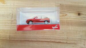 【送料無料】模型車 モデルカー ヘルパゴルフカブリオロッソヌオーヴォherpa 021548002 187 vw golf iii cabrio, rosso nuovo