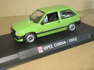 【送料無料】模型車 モデルカー オートプラスオペルコルサグリーンボックス530o auto plus opel corsa 1982 green 143 boxのサムネイル