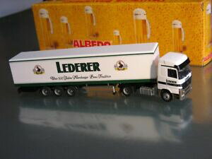 【送料無料】模型車 モデルカー ?メルセデスアクトロススーツケースサドルレデラーアルベド?? mercedes actros suitcase saddle lederer brewery albedo 250064 187 ovp